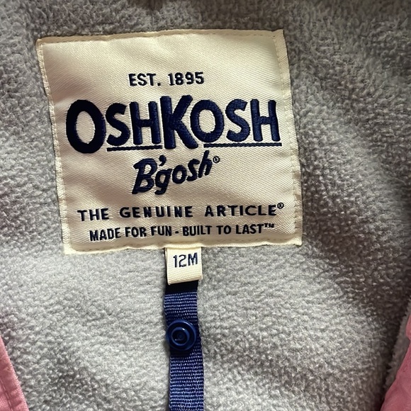 Pink and gray snowsuit, as shown in first slide but all the pieces like 2nd pic - Picture 3 of 3